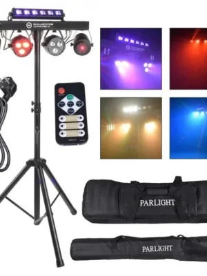 Belka Laser Stroboskop LED PAR Derby UV Akce