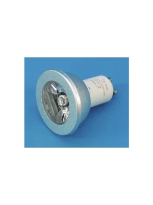Zlevněný 230V GU-10 3W LED, modrá