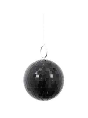 Zrcadlová koule 10 cm, černá Ověřený