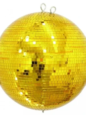 zrcadlová koule 40 cm, zlatá Must-Have