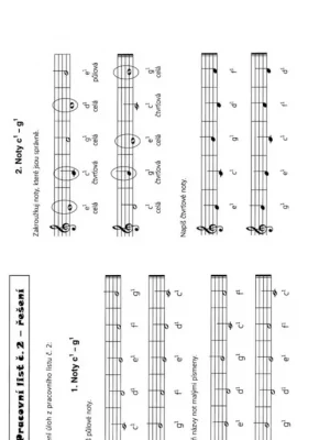 HUDEBNÍ PŔÍKLADY - sešitek s řešením úloh Kup Teď