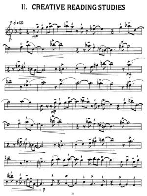 Creative Reading Studies for SAXOPHONE / saxofon Novinka