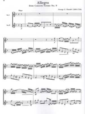 Vysoce Kvalitní Belwin Master Duets - Advanced 1 / saxofon