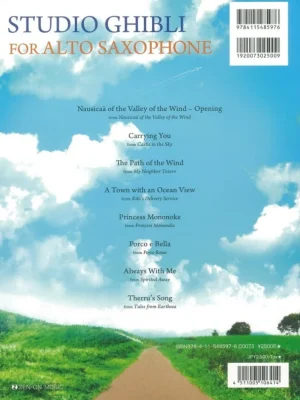 Top Prodej Studio Ghibli + CD / altový saxofon a klavír