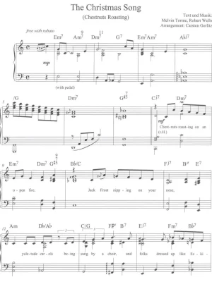 CHRISTMAS DREAMS + Audio Online // klavír / akordy Značkový