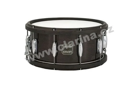 Značkový Gretsch malý buben Full Range Series 14" x 6,5" S-6514WH-BLK