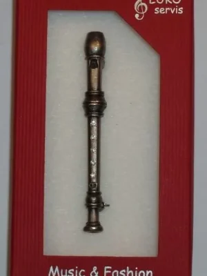 Značkový LUKO servis - Brož, flétna zobcová, staro mosaz
