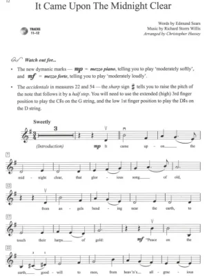 A DOZEN A DAY - CHRISTMAS SONGBOOK + CD / housle Nízká Cena