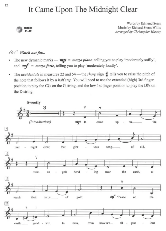 A DOZEN A DAY - CHRISTMAS SONGBOOK + CD / housle Nízká Cena