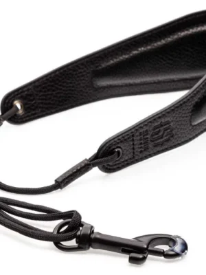 Značkový SLAVIK MUSIC COMFORT II - saxofonový popruh Black - tenor/baryton, černá karabina