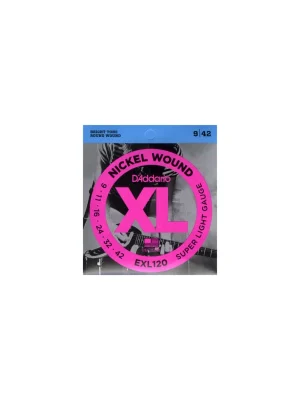 Must-Have D'ADDARIO EXL120 Super Light - .009 - .042