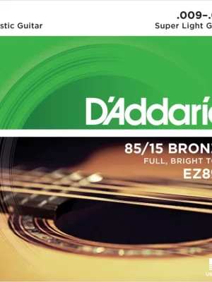 D'ADDARIO EZ890 80/15 Bronze Super Light - .009 - .045 Akce