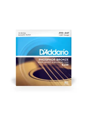 Kup Teď D'ADDARIO EJ38 Phosphor Bronze 12 Light - .010 - .047