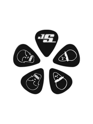 Omezená Nabídka D'ADDARIO 1CBK6-10JS Joe Satriani Signature Guitar Picks, Black - 10ks