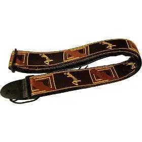 Fender 099-0681-000 Strap, Black/Yellow/Brown Finální Výprodej