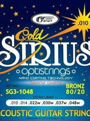 Zlevněný GORSTRING SIRIUS Gold SG3-1048