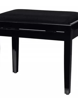 Proline klavírní stolička černá lesklá Doprava Zdarma