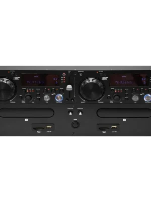 Omnitronic XDP-3002, duální CD/MP3/SD/USB přehrávač, 19" Vrácení Zdarma