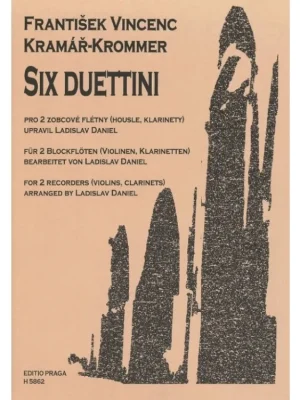 6 duettin pro dvě zobcové flétny (nebo 2 housle nebo 2 klarinety) Finální Výprodej