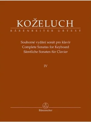 Značkový Souborné vydání sonát pro klavír IV (sonáty 38-50)
