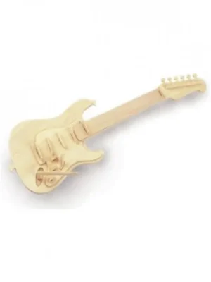 3D dřevěné puzzle - elektrická kytara Oblíbený