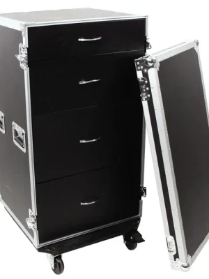 Časově Omezené Roadinger ODS-1, univerzální přepravní skříň se zásuvkami a kolečky