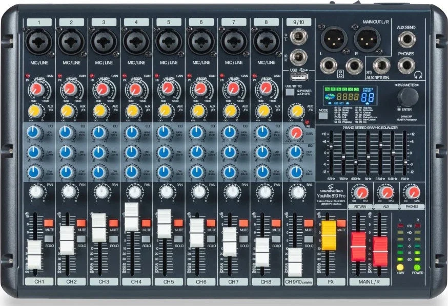 SOUNDSATION YOUMIX 810 PRO Odeslání Ihned