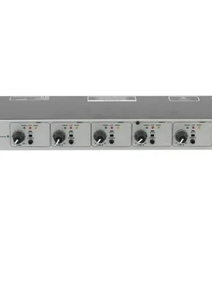 Akce Omnitronic ZD-160, zónový distributor, stříbrný