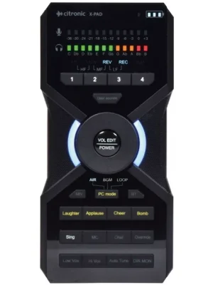 Výprodej Citronic X-PAD, přenosné audio rozhraní a mikrofonní procesor