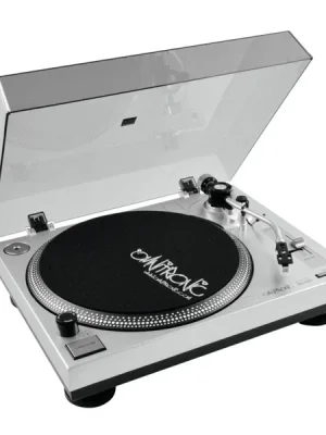 Omnitronic BD-1350, gramofon s řemínkovým pohonem, stříbrný Poslední Šance
