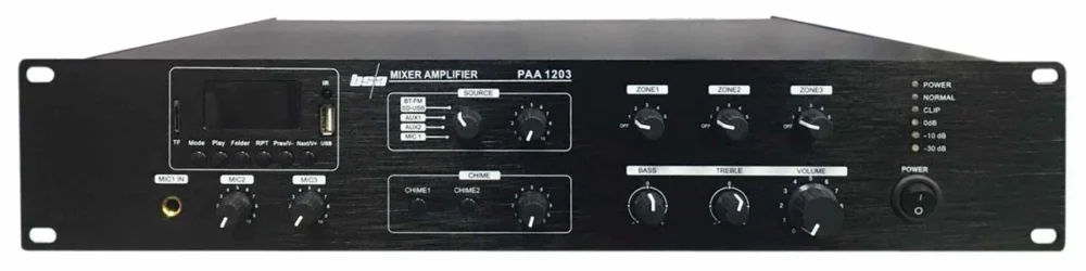 Značkový PAA1203 BSA rozhlasová ústředna