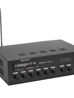 Omnitronic CPE-120P PA, 100V mixážní zesilovač, 120W, BT/MP3/FM Jen Po Omezenou Doba