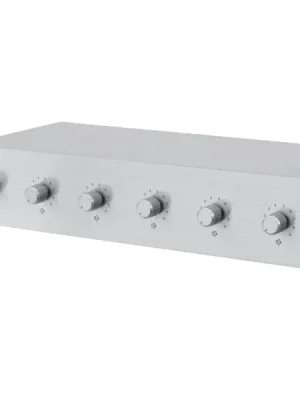 Omnitronic 6-ti zónový PA ovladač hlasitosti 20W stereo, stříbrný Akční Nabídka