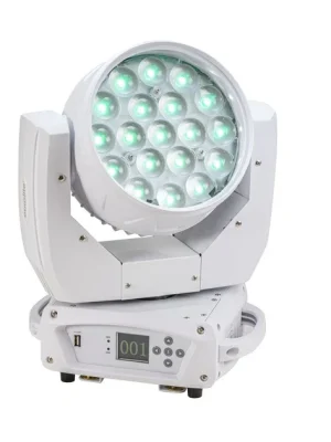 Značkový Eurolite LED TMH-X4 otočná hlavice ZOOM, 19 x 15W, QCL RGBW, DMX, bílá