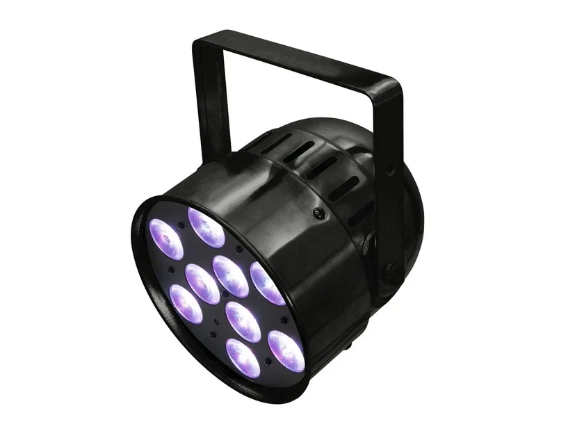 Novinka Eurolite LED PAR-56, 9x10W HCL, DMX, IR, černý