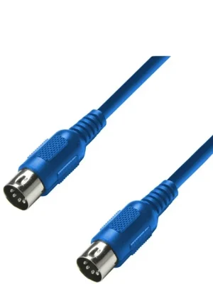 Novinka Adam Hall kabel MIDI DIN 5 6m Blue
