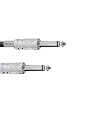 Kabel KC-100 2x Jack 6,3 mono 10 m, černý Levný