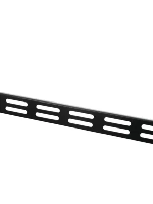 Expresní Doručení Přední panel 19" 1HE U s podélnými vent. otvory,černý