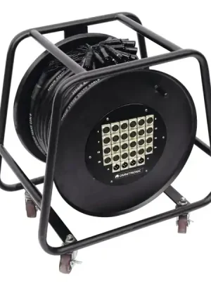 Multicore kabel 24 IN/4 OUT XLR, 30 m na kabelovém bubnu Víkendová Akce