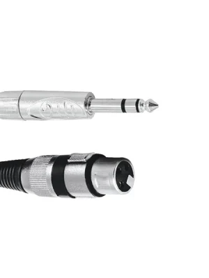 Vysoce Kvalitní Kabel AXK-20 XLR samice - Jack 6,3 stereo, 2 m