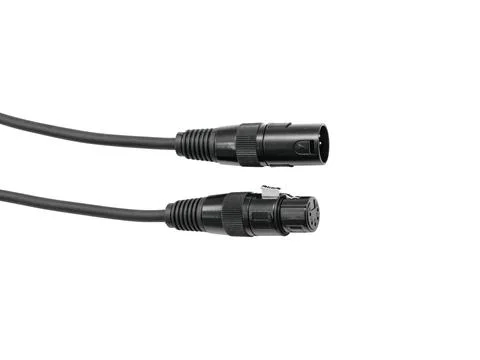 Eurolite DMX kabel XLR 5pin, 1m délka, černý Nejlepší Volba