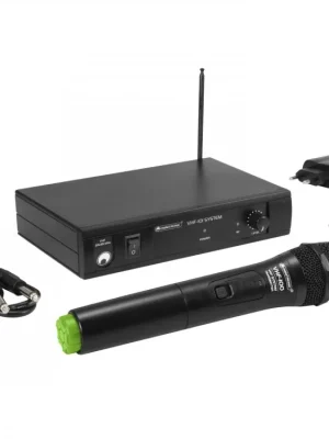Omnitronic VHF-101, 1-kanálový bezdrátový mikrofonní set 207.55 MHz Tovární Cena