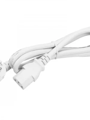 Omnitronic IEC C13 napájecí kabel, 1,2 m, bílý Levný