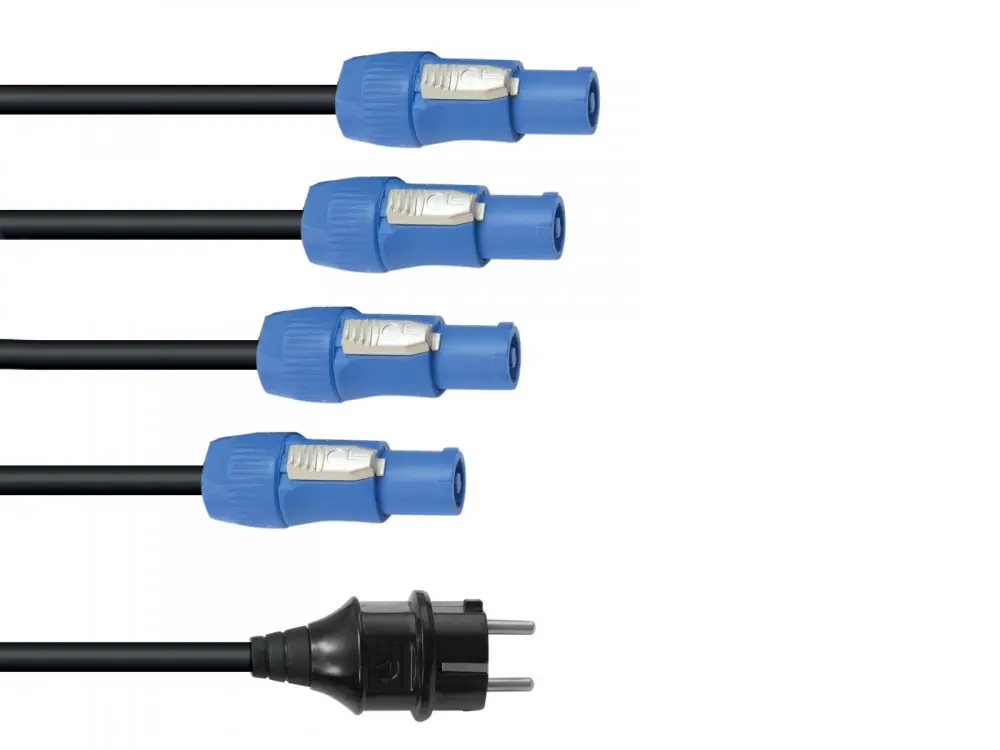 Eurolite PowerCon napájecí kabel 1-4, 3x2,5 mm, 5 m Akční Cena