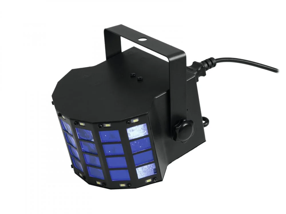 Eurolite LED DERBY 3x3W RGB paprskový efekt se stroboskopem Akce