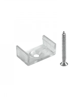 Rychlé Dodání Montážní držák pro AL profil 20 mm pro LED pásky, plastový