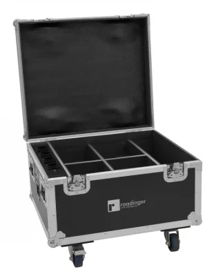Roadinger Kufr pro přepravu a napájení 4x AKKU IP PAR 7 QCL WDMX Oblíbený