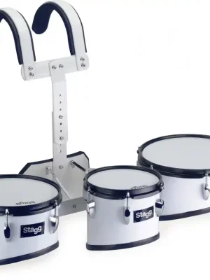 Značkový Stagg MATS-10, sada 3 pochodových bubnů 8"/10"/12"