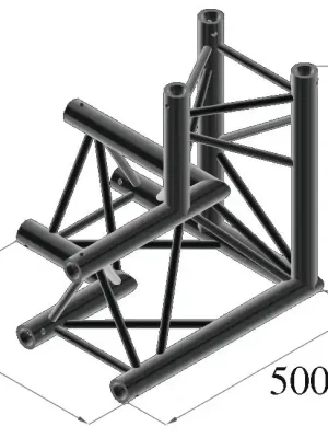 Sleva Trilock S-PAL-33 3-koncový rohový díl, pravý