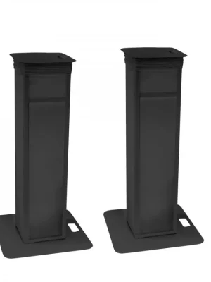 Eurolite Sada stojanů s nastavitelnou výškou, černé Víkendová Akce